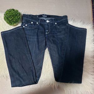 Rock & Republic dark blue jeans inseam 30 inches zipper closure